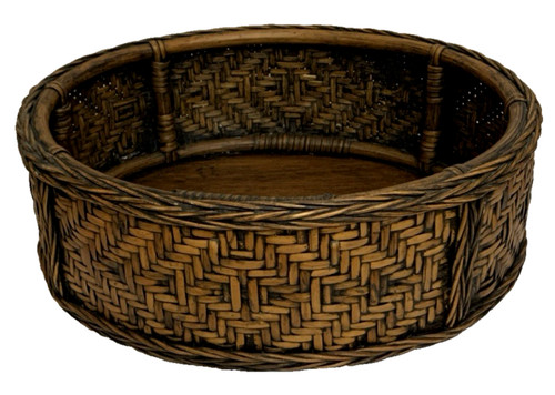Woven wicker rattan diamond - wicker,