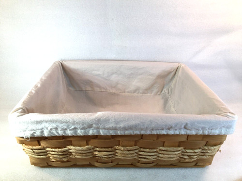 Woven wicker rectangular - woven,