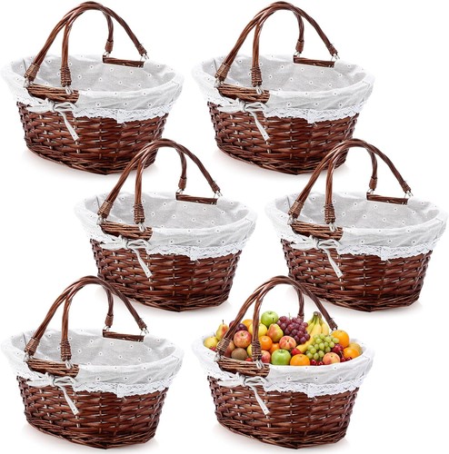 Pcs dark brown - brown, wicker