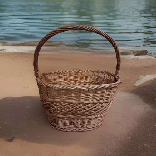 Set wicker natural fiber - set,