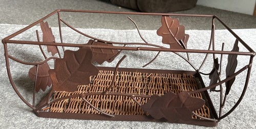 Metal wicker rattan woven - &,