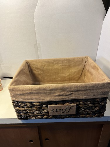 Large basket liner woven - basket,