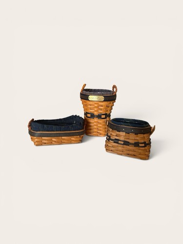 Set rectangular wicker - set, 3