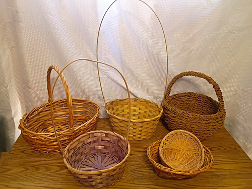 Piece vintage wicker woven - wicker,
