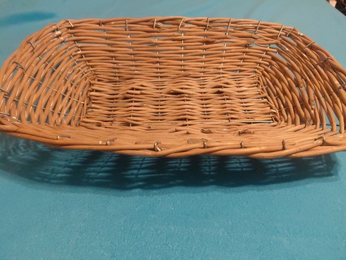 Wicker basket to - wicker, 11"x5"