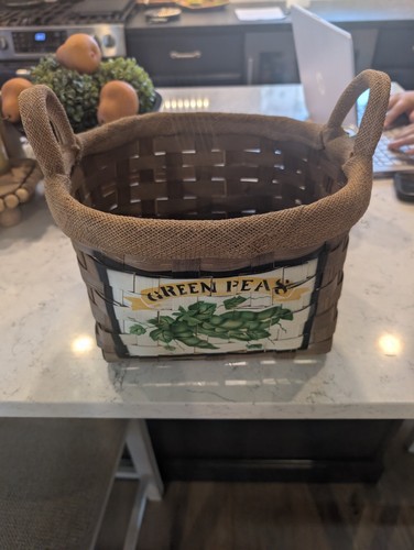 Decorative wicker basket - decorative, with