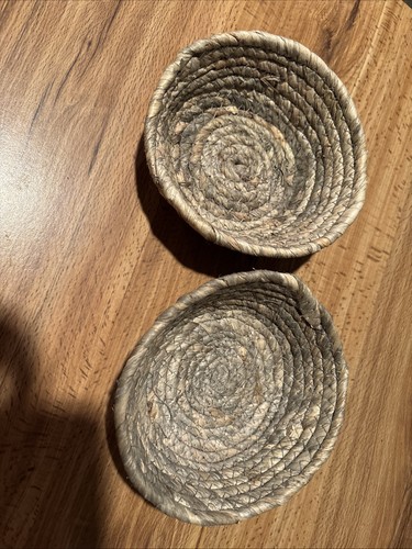 Woven wicker baskets - woven,