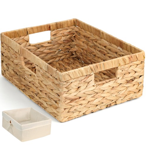 Water hyacinth wicker shelf - water,