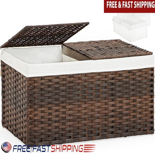 Wicker storage basket - wicker,
