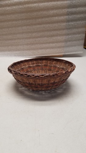 Wicker weaved round - weaved, basket