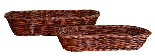Set oval wicker rattan - set/2,