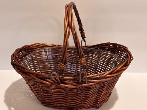 Rattan basket double swing - rattan,