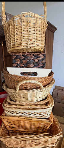 Variety woven wicker storage - wicker,