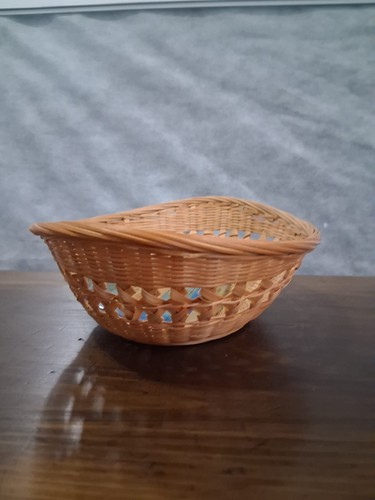 Oval wicker basket brown - oval,