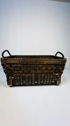 Rectangle wicker weave basket - rectangle,