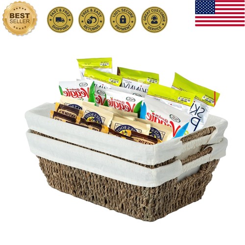 Wicker storage baskets - storage,