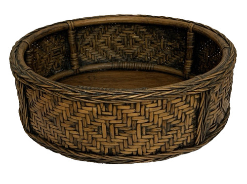 Woven wicker rattan diamond - wicker,