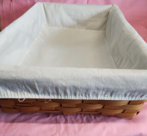Wicker basket with - with, removable