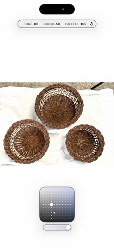 Set stacking rattan - of,